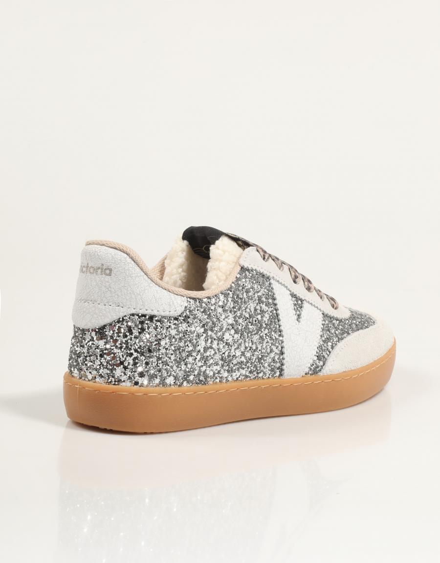 Victoria - Sneakers 1126223 Col. Grigio Glitter