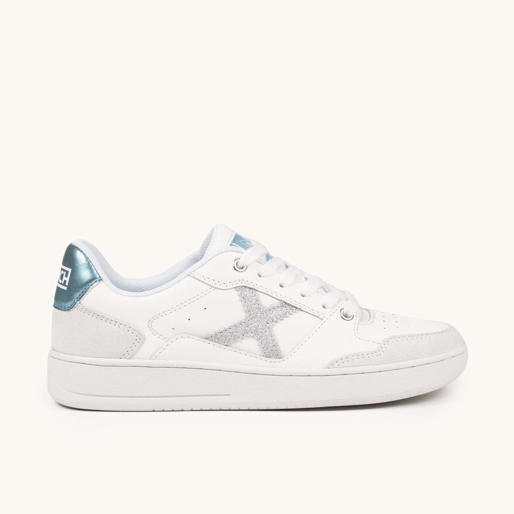 Munich - Sneaker in pelle Legit 8908111 retro Azzurro