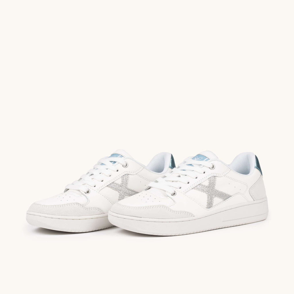 Munich - Sneaker in pelle Legit 8908111 retro Azzurro