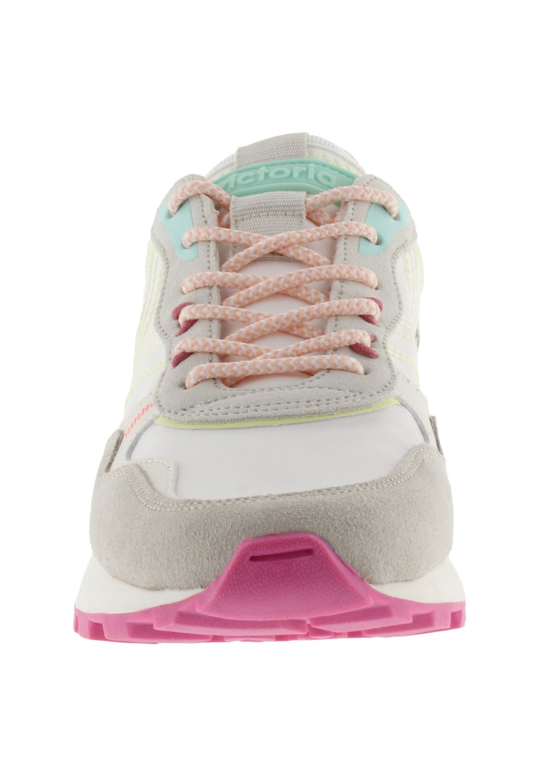 Victoria - sneaker in pelle e tessuto Multicolor 1156114