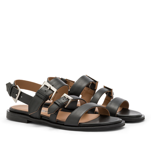 Carmens - sandali con fibbie laterali - AA5323 col. Nero ETOILE BUCKLES NEW