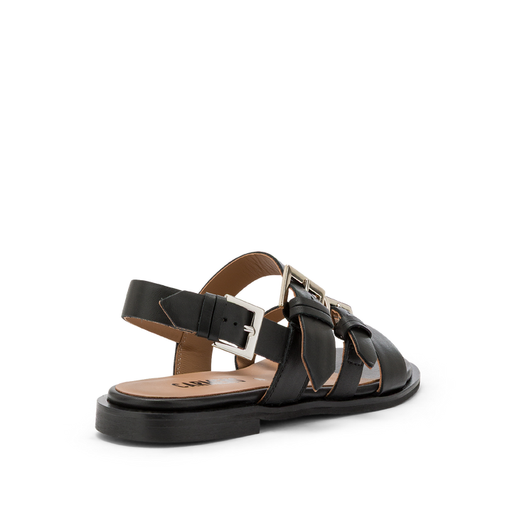Carmens - sandali con fibbie laterali - AA5323 col. Nero ETOILE BUCKLES NEW