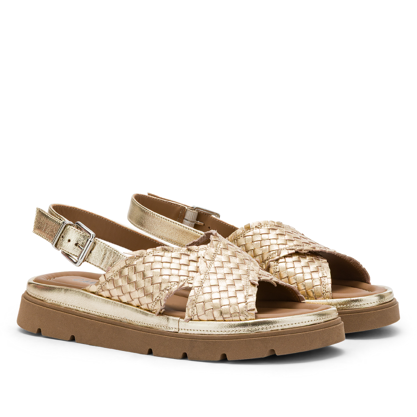 Carmens - Sandalo AA5379 Thea Tress col. Platino