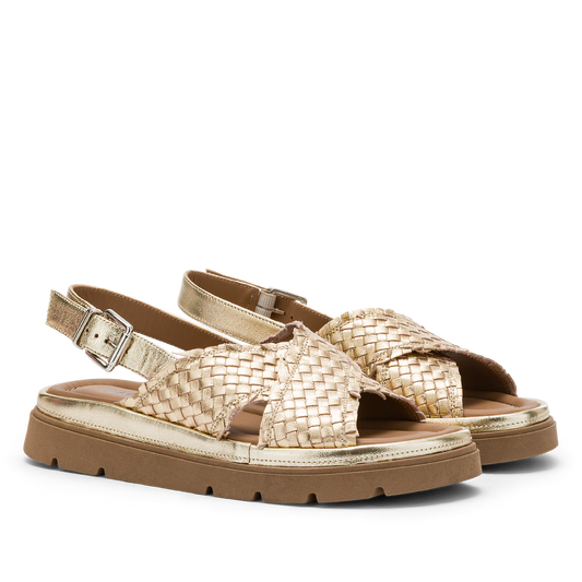 Carmens - Sandalo AA5379 Thea Tress col. Platino