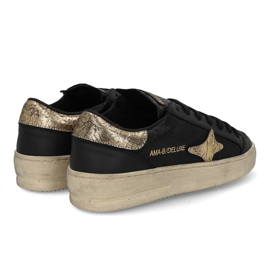 Ama Brand - Sneaker 4344 Slam in pelle col. Nero
