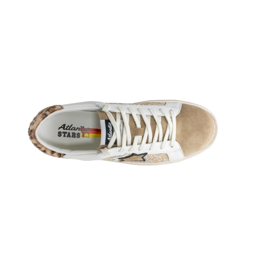 Atlantic Stars - Sneakers Aura White - Platino