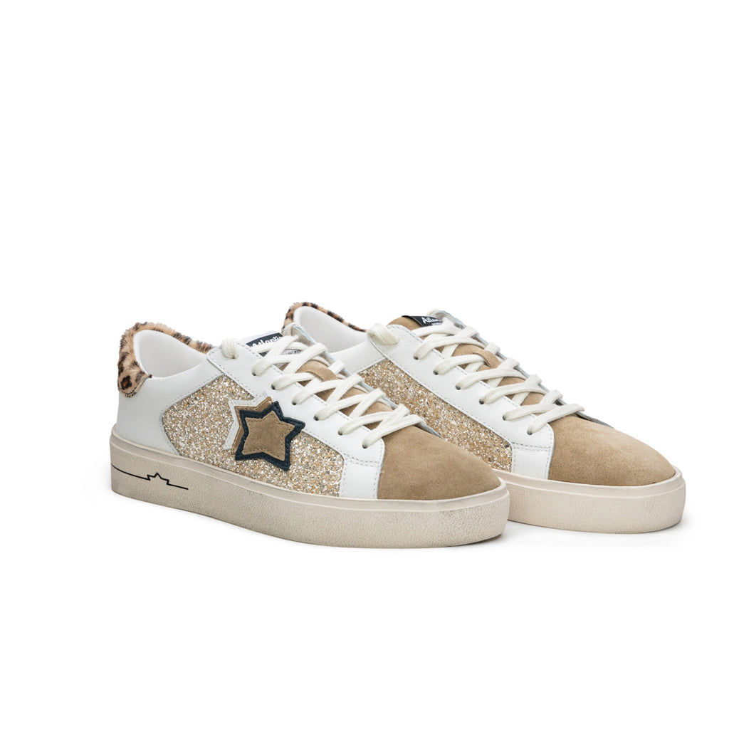 Atlantic Stars - Sneakers Aura White - Platino