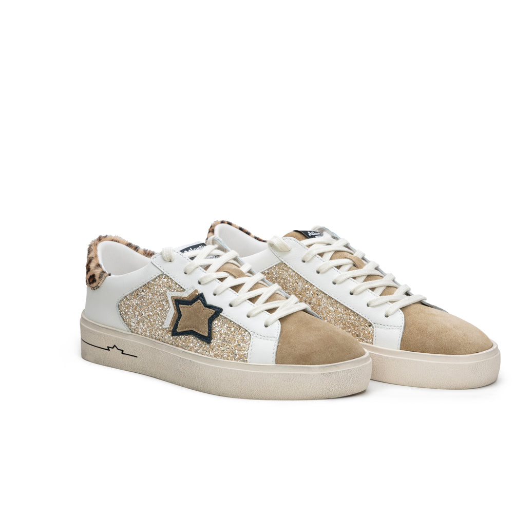 Atlantic Stars - Sneakers Aura White - Platino