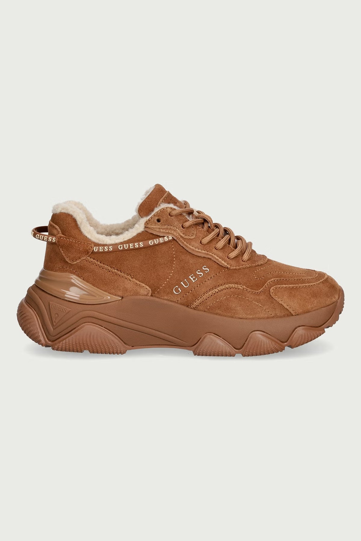 Guess - Sneaker in pelle interno ecopelliccia MICOLA3