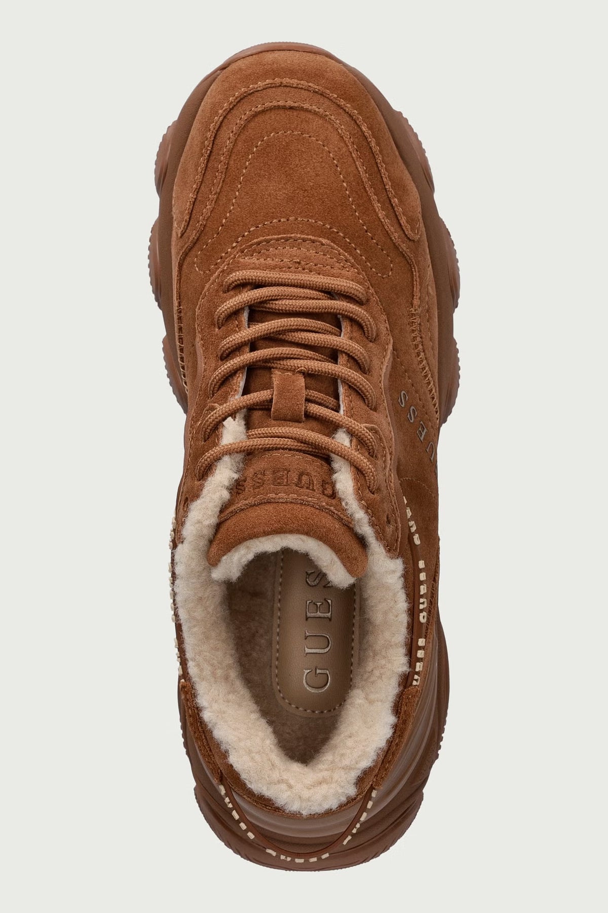 Guess - Sneaker in pelle interno ecopelliccia MICOLA3