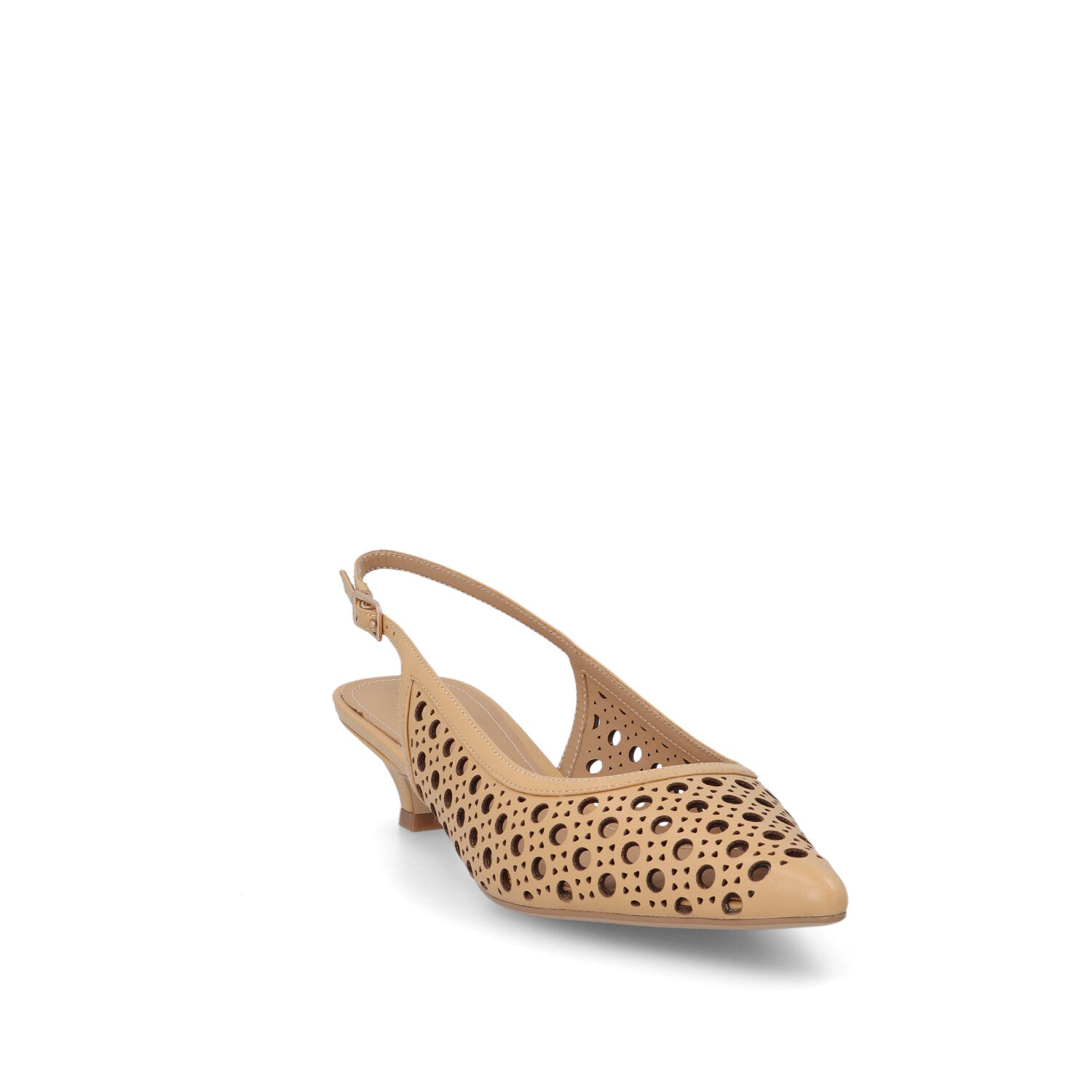 Bruno Premi - Slingback in pelle traforata col. Almond
