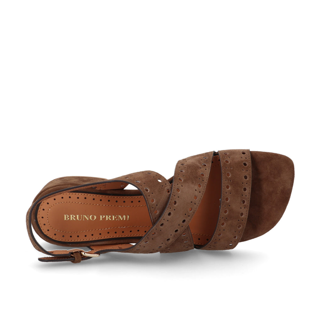 Bruno Premi - Sandalo BN4203X Suede Tobacco
