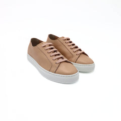Franco Fedele – Nudefarbener Damen-Sneaker aus Hirschleder