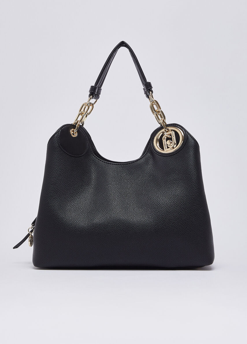 Liu Jo AF6024ES039ECS M SATCHEL B1848 Nero/brass