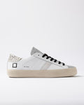 D.A.T.E. Sneaker Hill Low Shiny White-Platinum