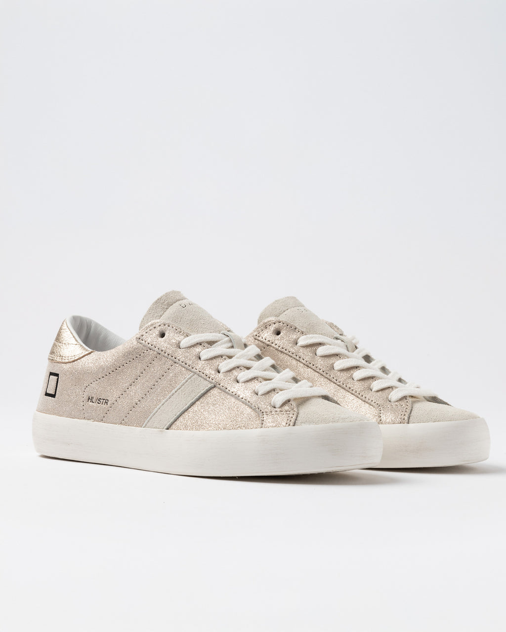 D.A.T.E. Sneaker Hill Low Stardust Platinum