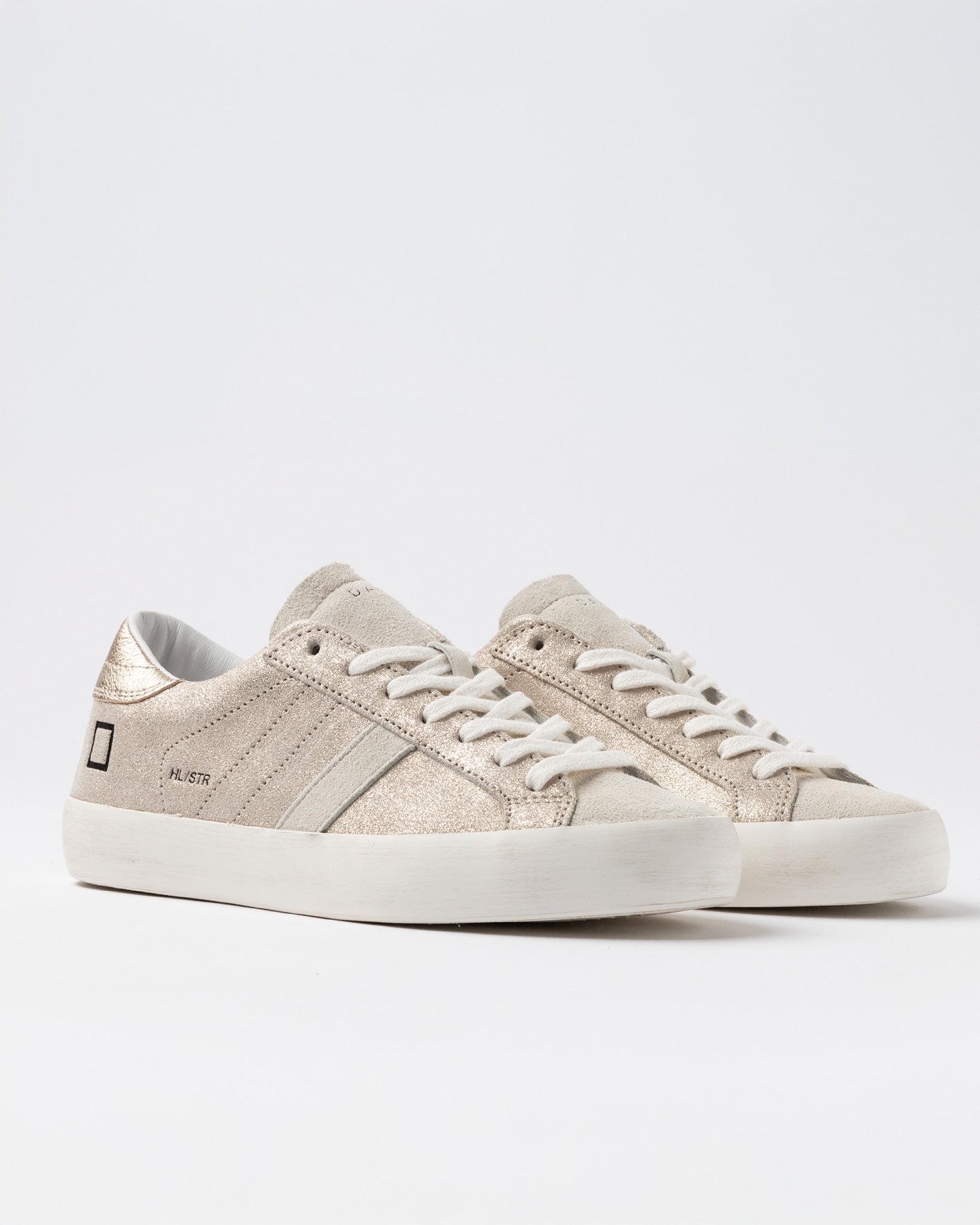 D.A.T.E. Sneaker Hill Low Stardust Platinum