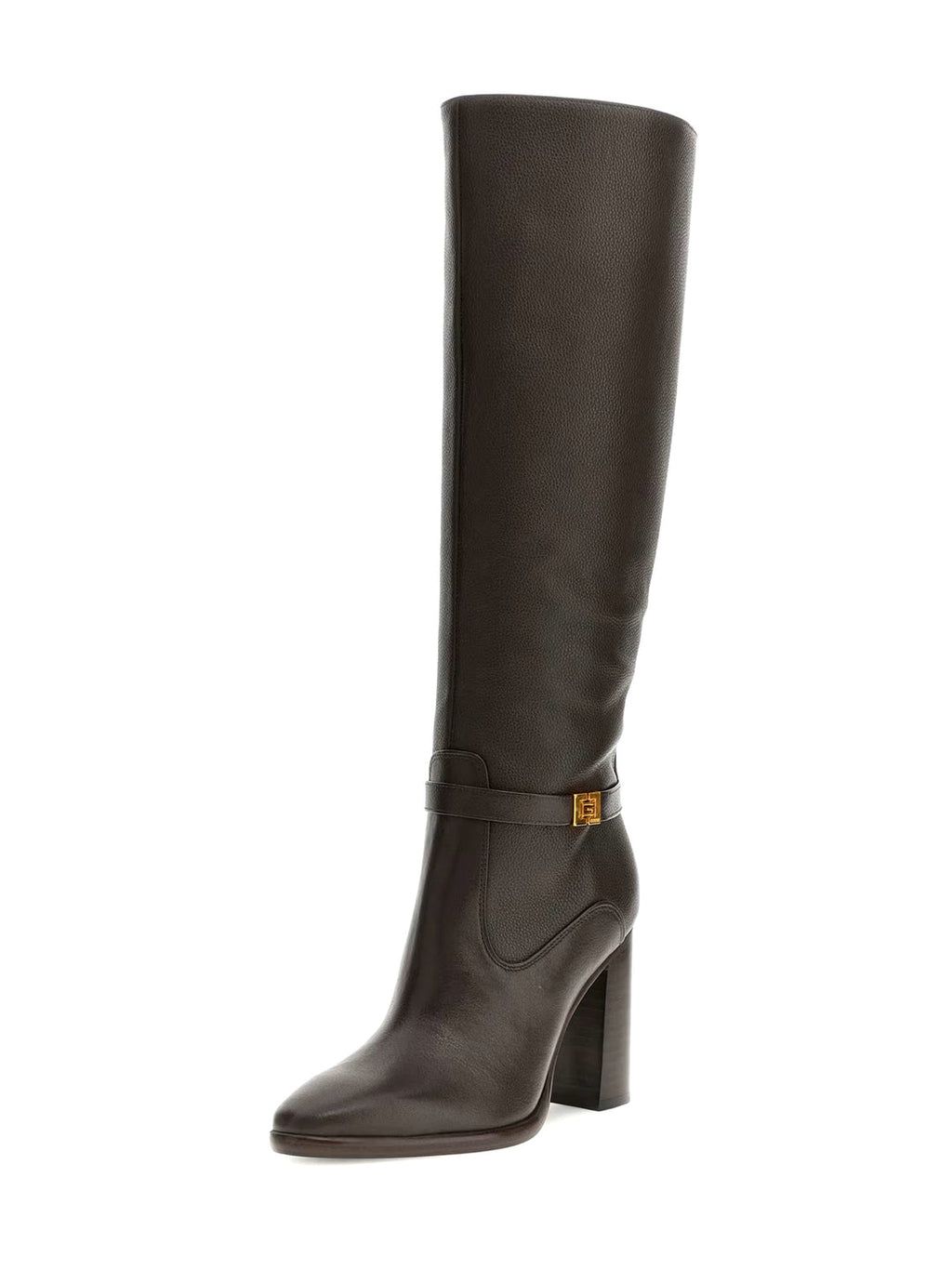 Ratet mal, hoher Stiefel aus echtem Leder – Landy