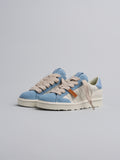 Panchic P001 - Sneaker cracked suede Ivory-Stone Blue