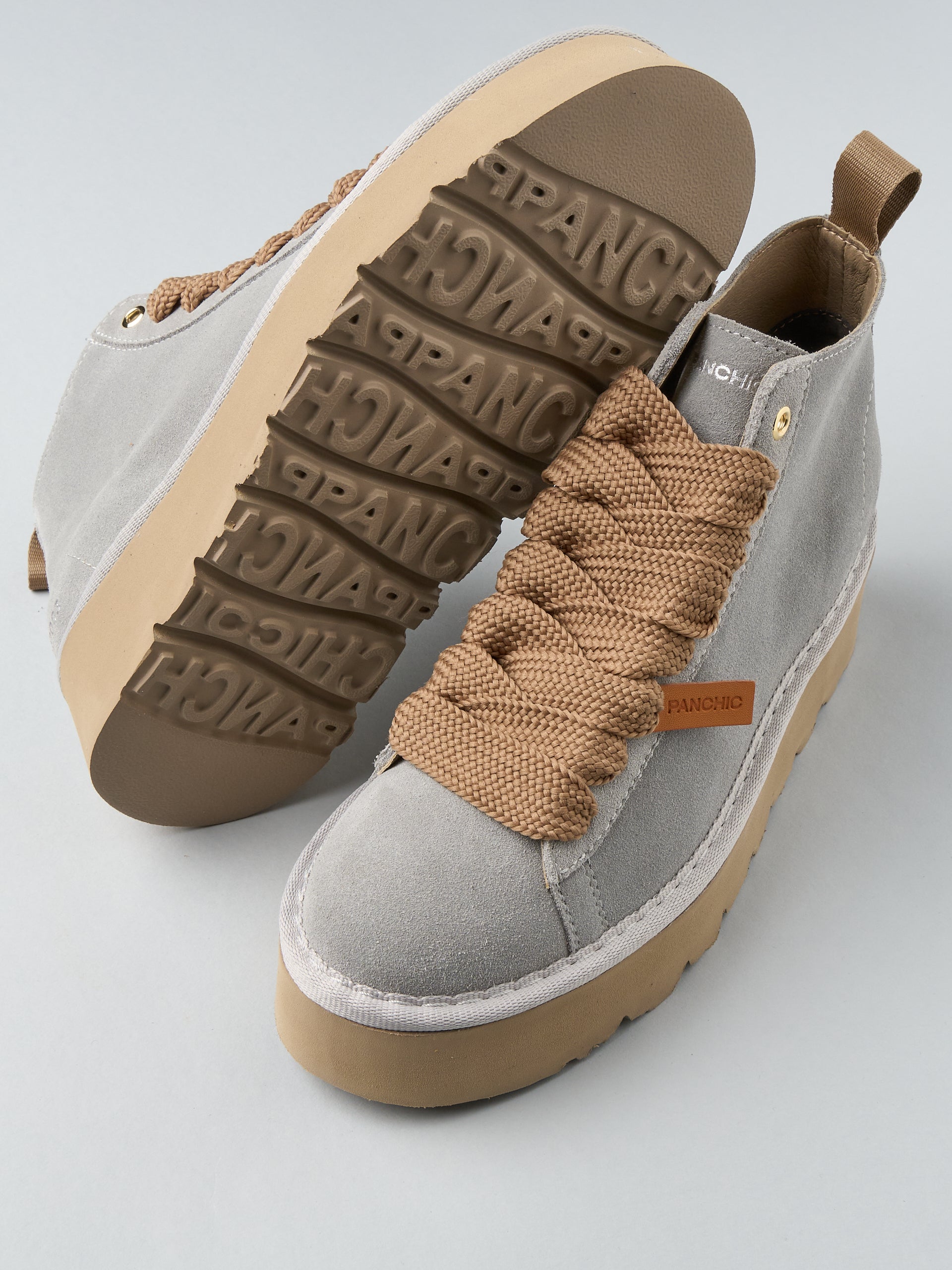 Panchic- Polacco suede P003W016 0172V003 col. Light Grey
