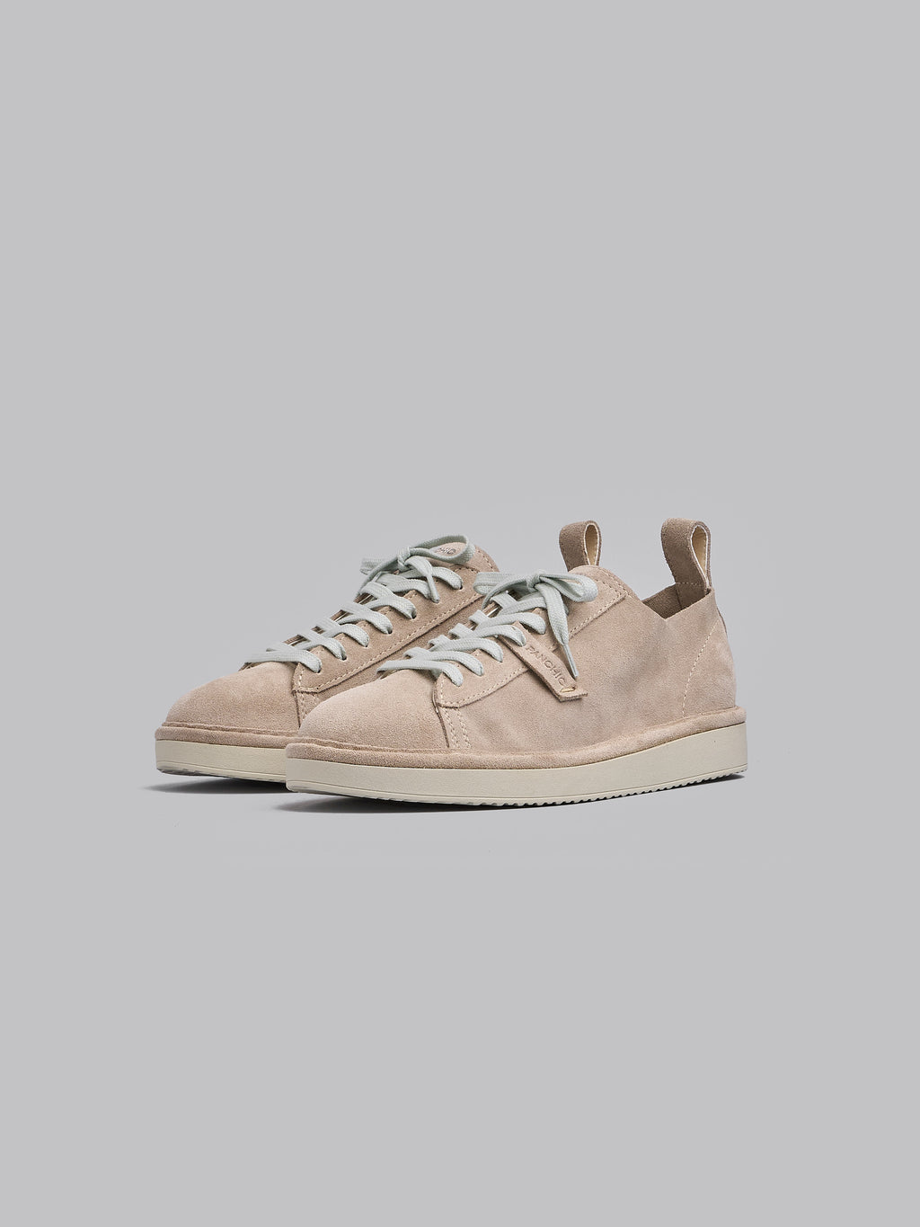 Panchic - P01 Lace up  Shoe Suede Fog