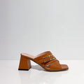 Evaluna 5293 Sandalo con tacco - Vitello col. Cuoio