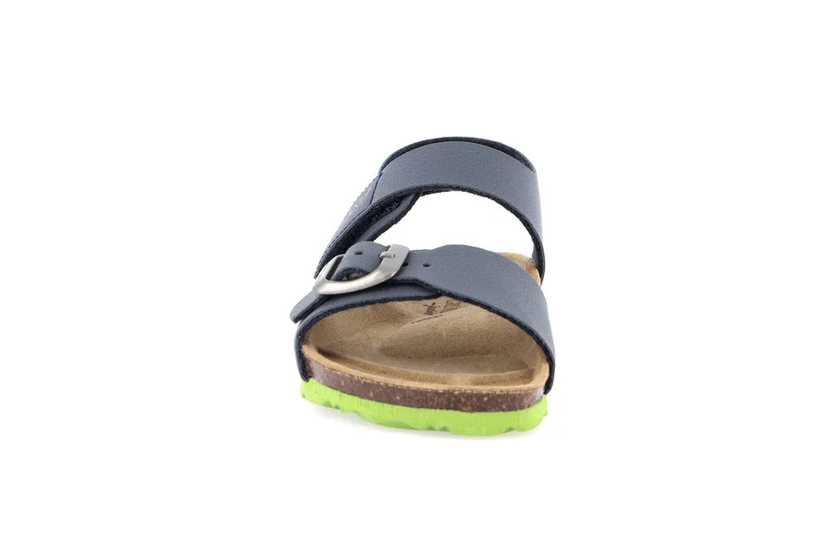 Grunland Junior - sandalo bambino Blu-Lime