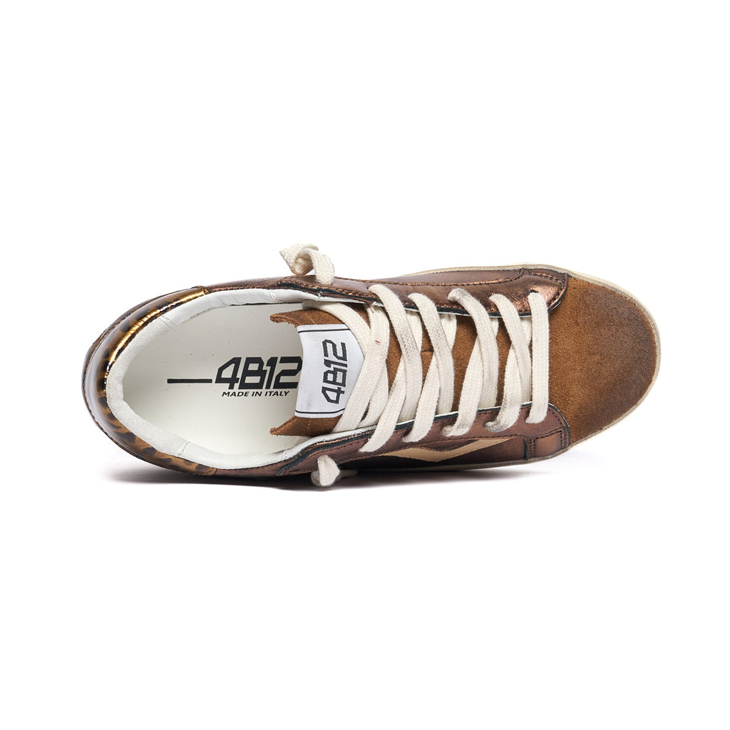 4B12 - Sneakers in pelle Suprime D335 col. Brown