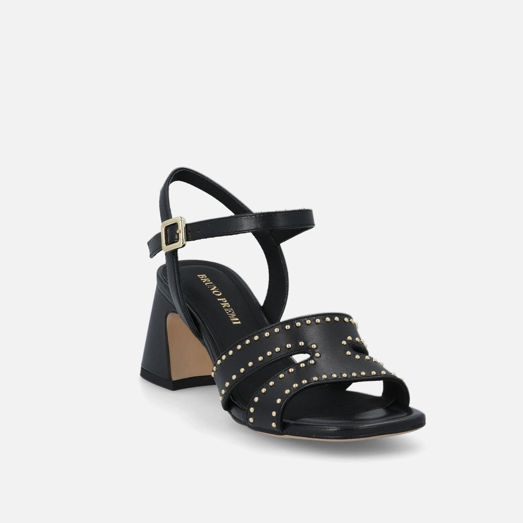 Bruno Premi - sandalo Nappa col. Nero borchiato Flo Suny BL2605X