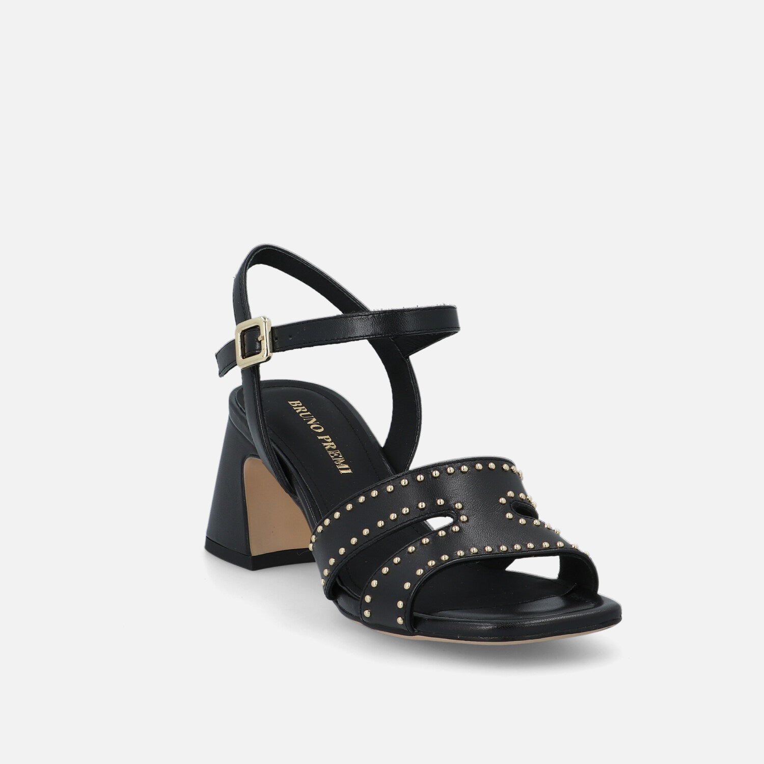 Bruno Premi - sandalo Nappa col. Nero borchiato Flo Suny BL2605X