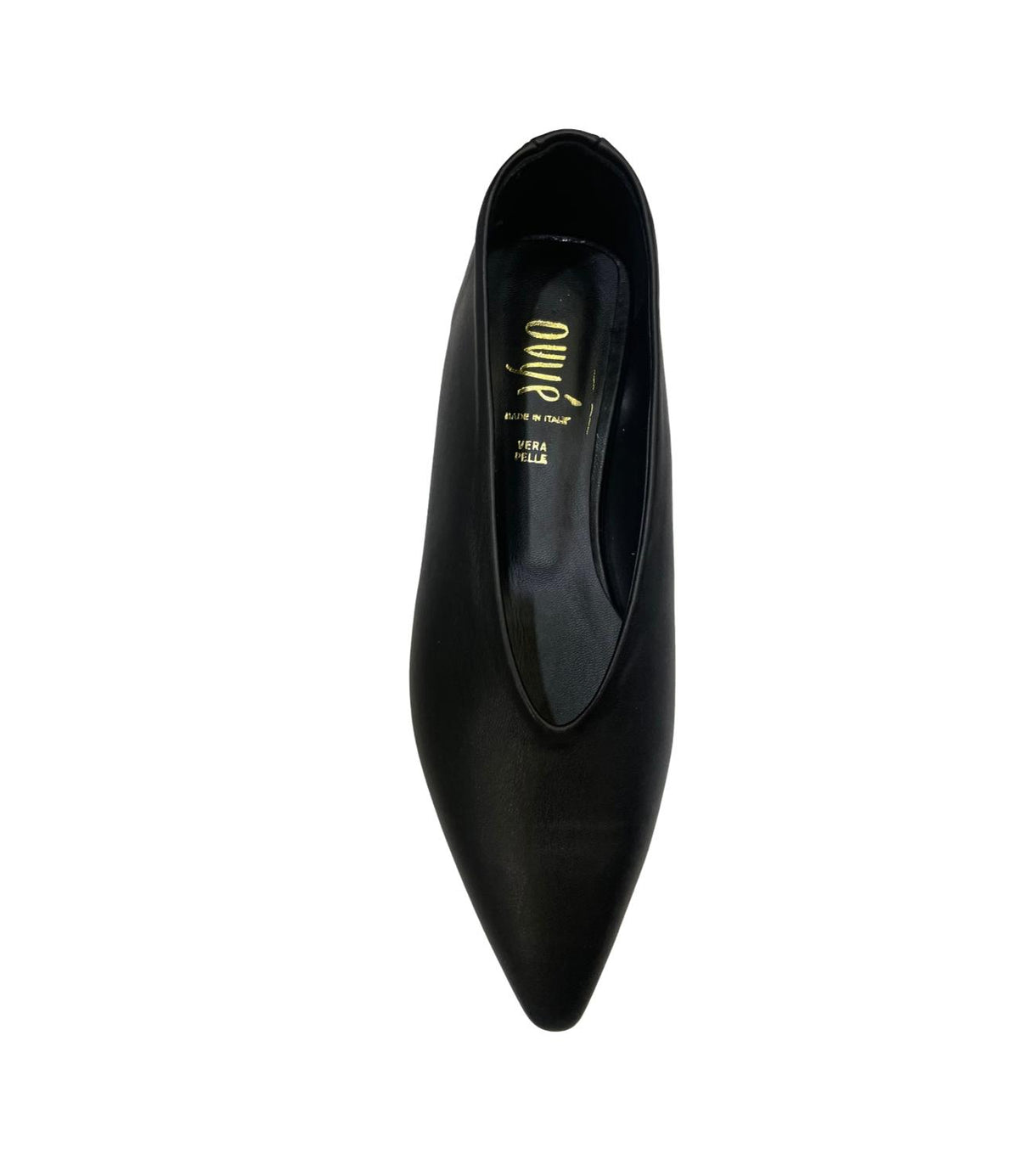 Ovyé - Ballerina in pelle LF411A089IMP col. Nero