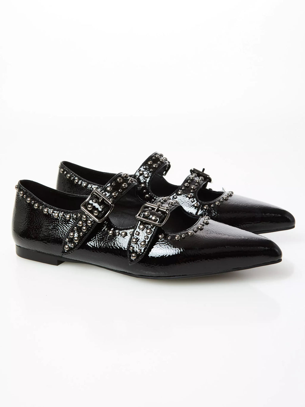 Ovyé - Scarpa bassa fibbie Naplack col. nero