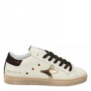 Ama Brand - Sneaker 4341 in pelle col. Bianco
