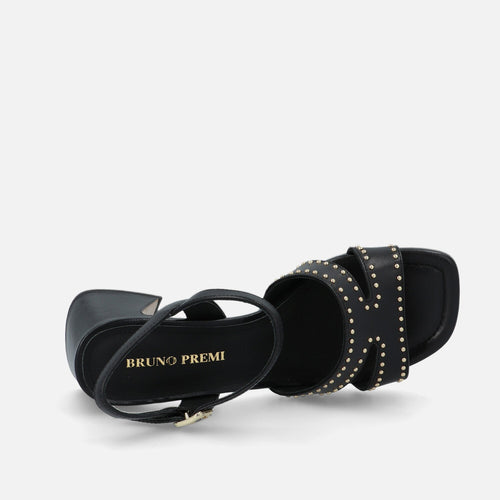 Bruno Premi - sandalo Nappa col. Nero borchiato Flo Suny BL2605X