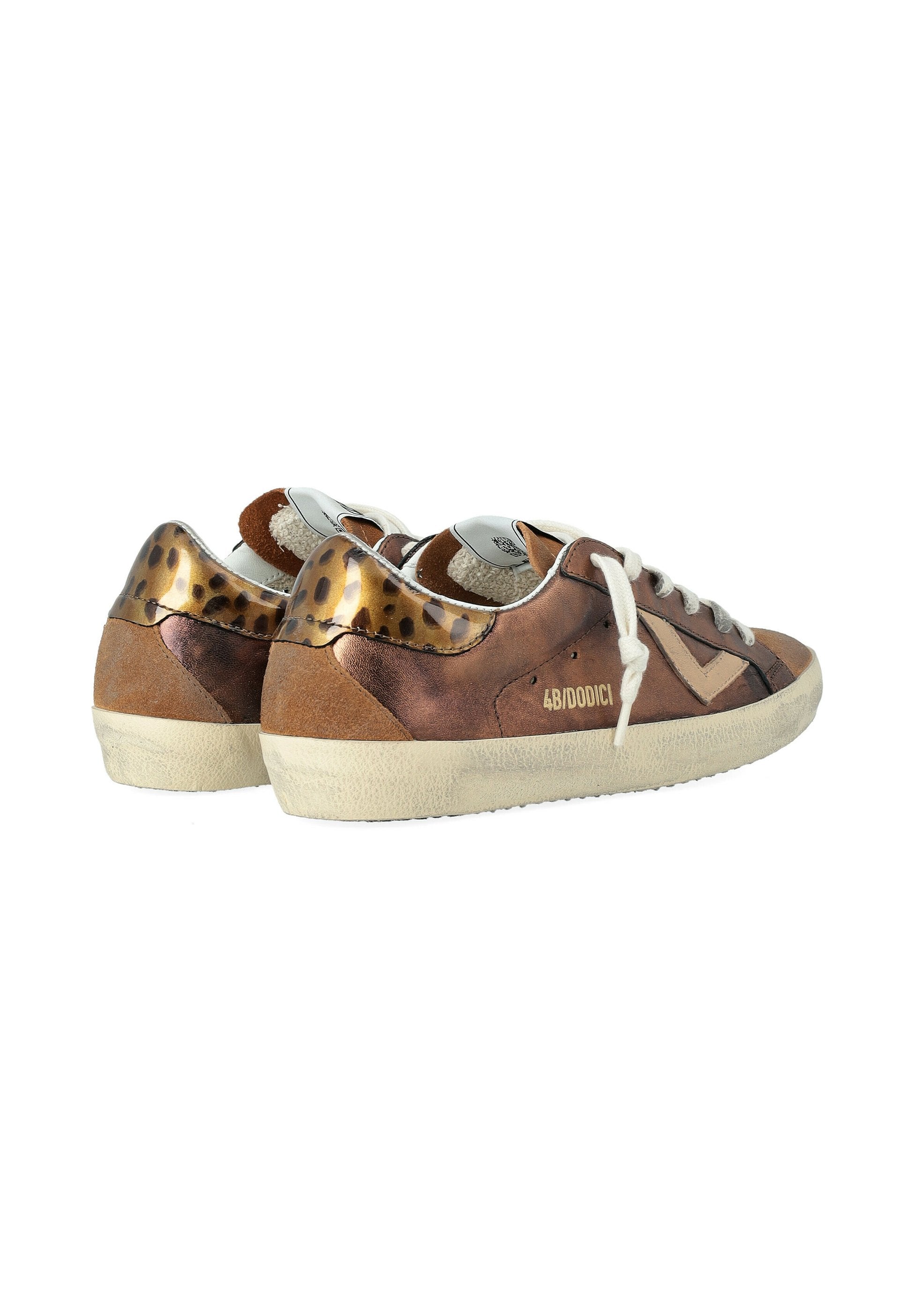 4B12 - Sneakers in pelle Suprime D335 col. Brown