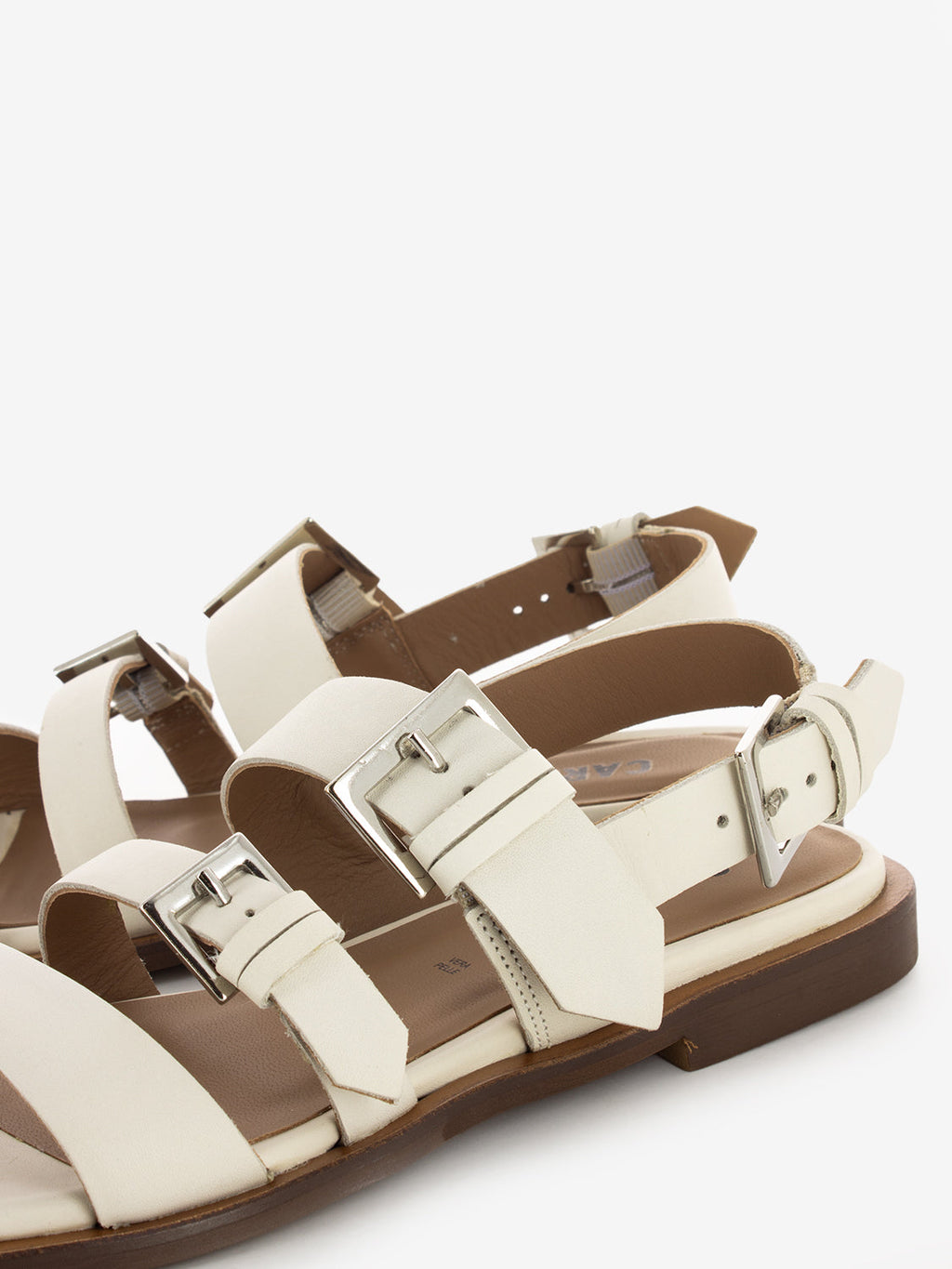 Carmens - sandali con fibbie laterali - AA5323 col. Cream ETOILE BUCKLES NEW