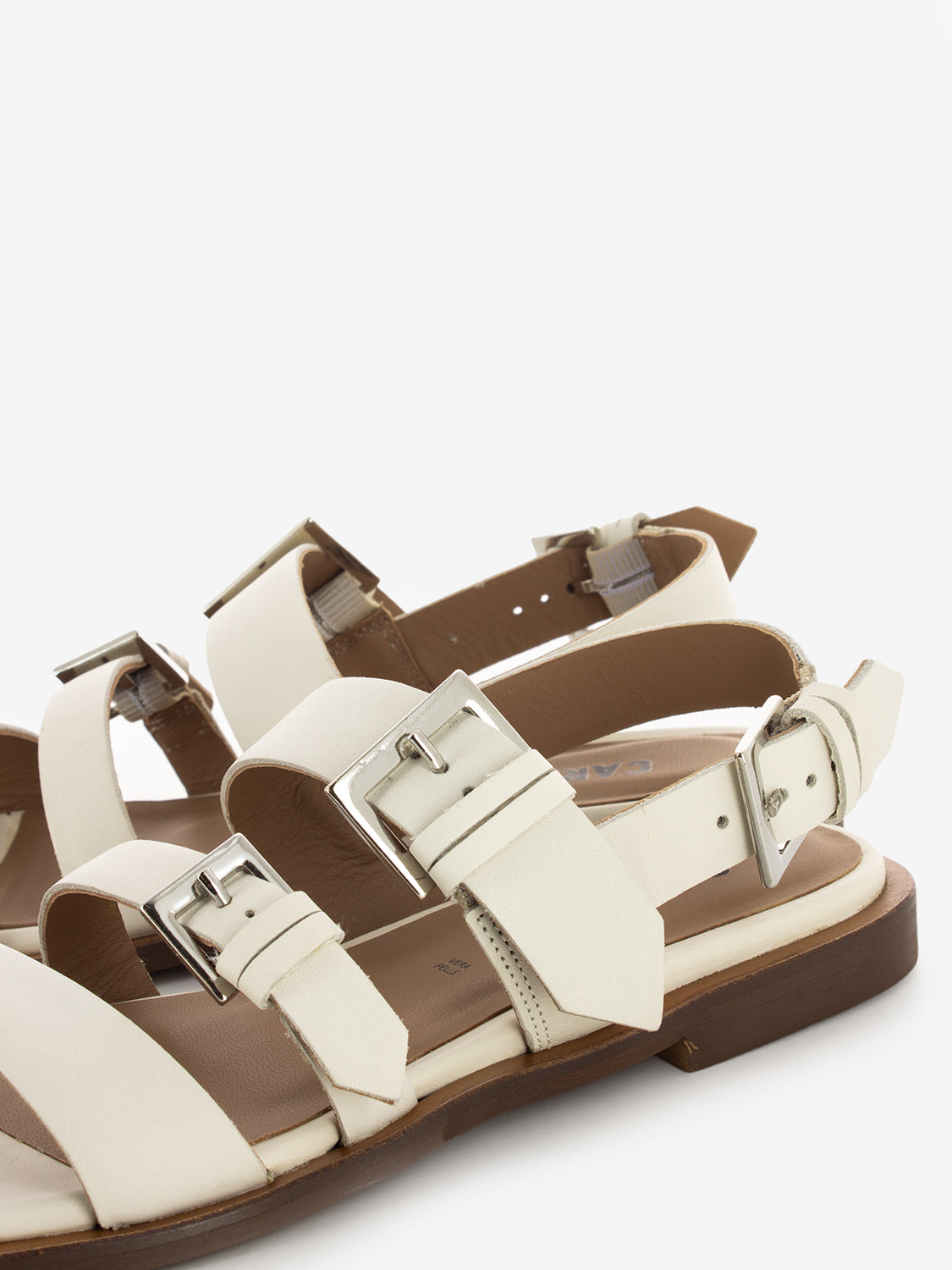 Carmens - sandali con fibbie laterali - AA5323 col. Cream ETOILE BUCKLES NEW