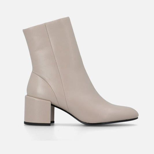Bruno Premi – Lederstiefelette mit Absatz – Col. Shell