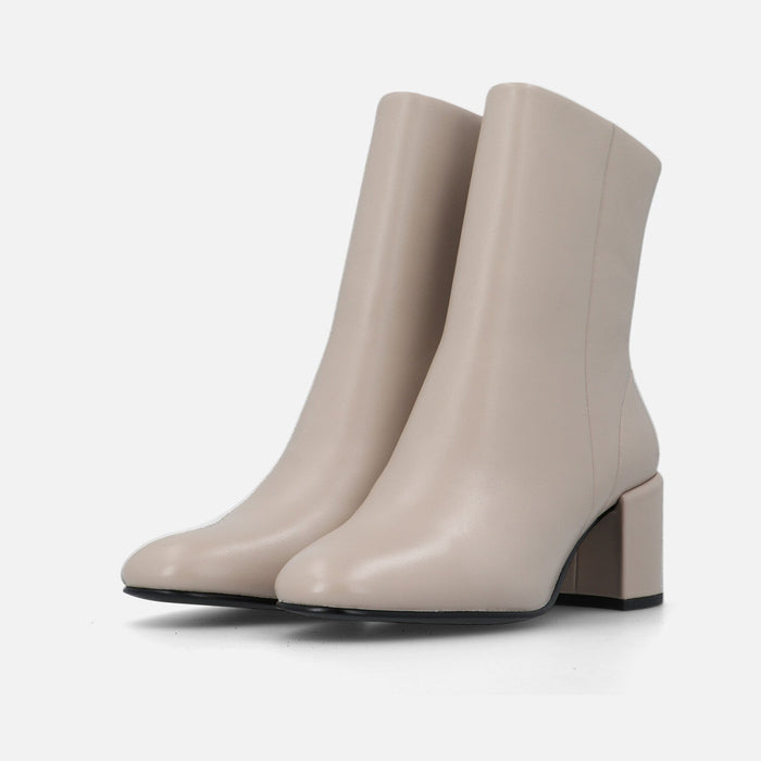 Bruno Premi - tronchetto in pelle con tacco - Col. Shell