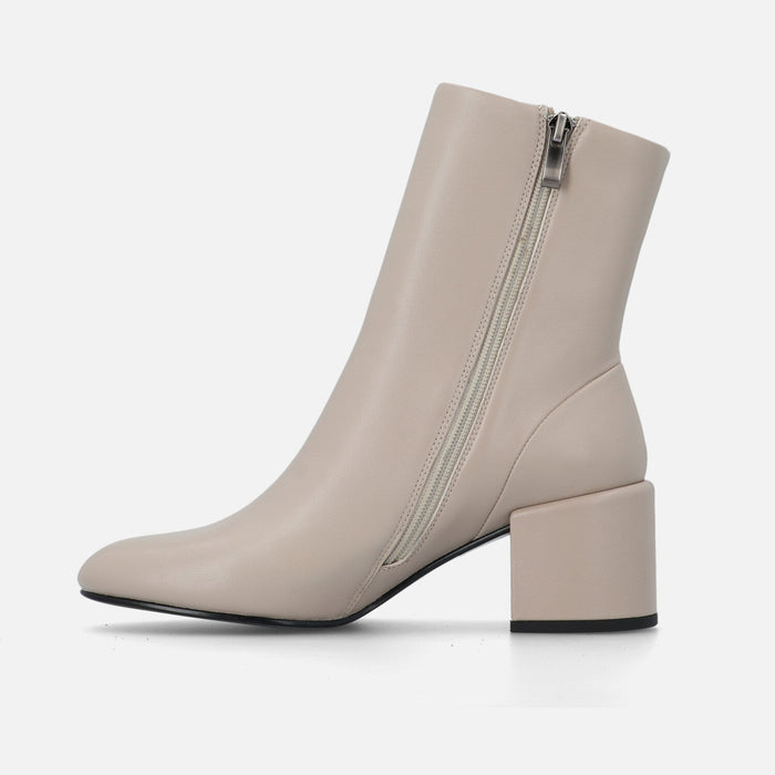 Bruno Premi - tronchetto in pelle con tacco - Col. Shell