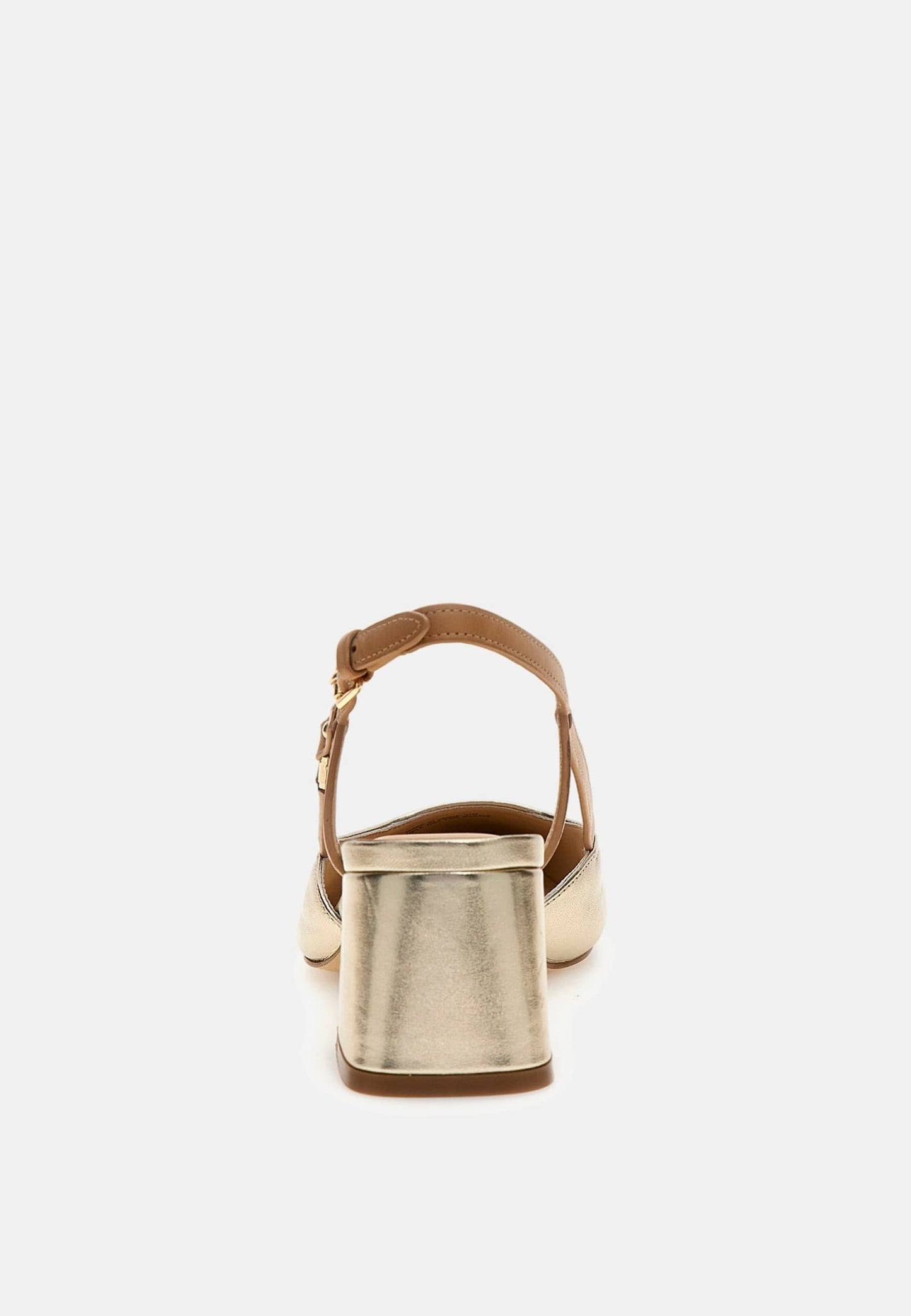Guess - Sling back pelle laminata - Gold