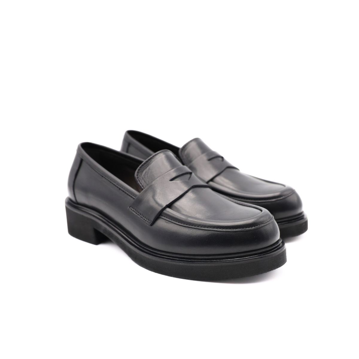 Franco Fedele D764 Black Buffalo Moccasin