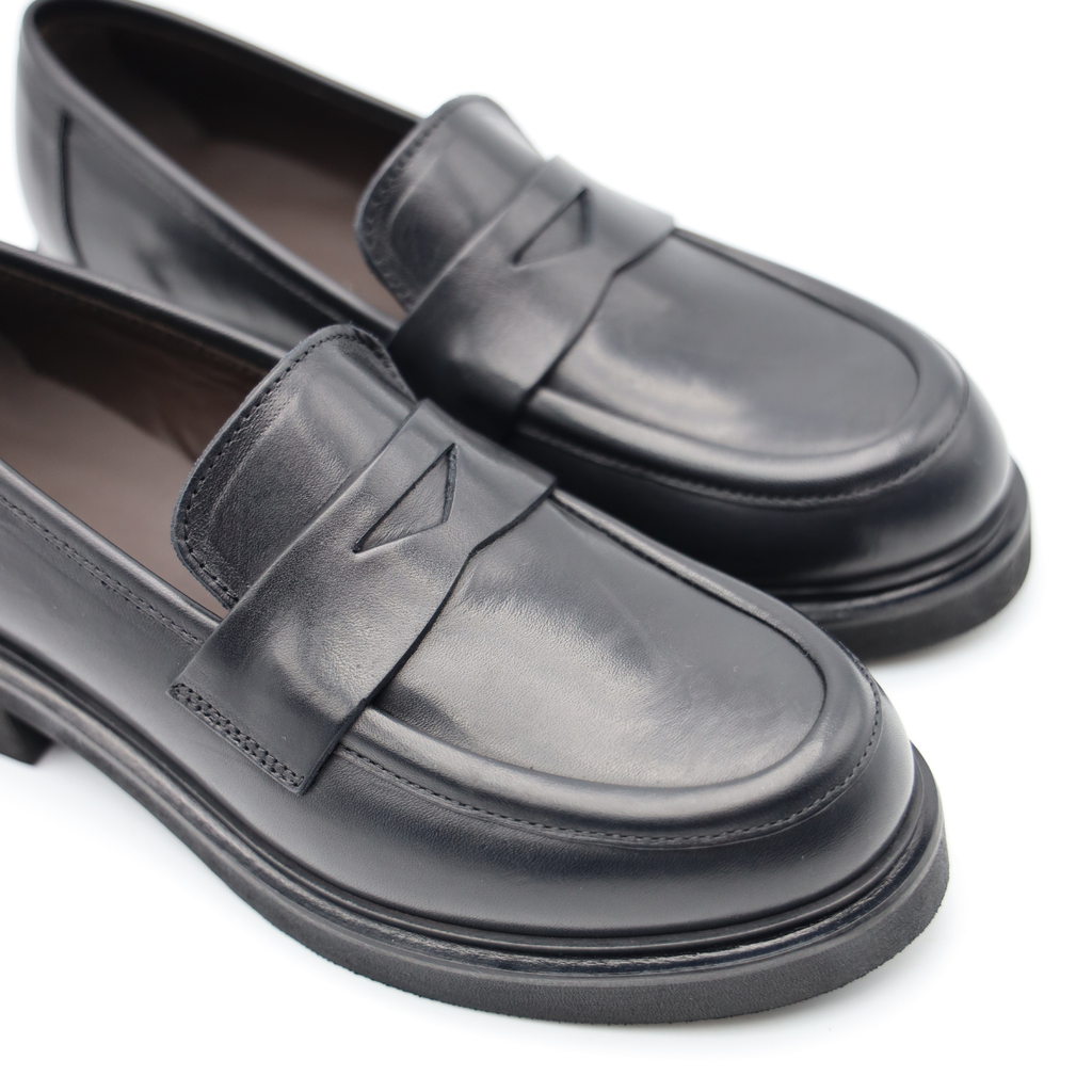 Franco Fedele D764 Black Buffalo Moccasin