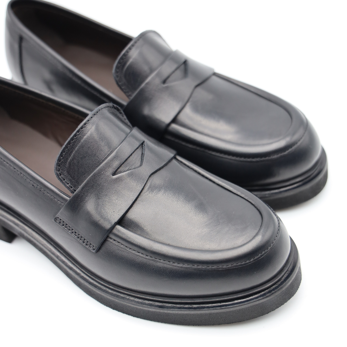 Franco Fedele D764 Black Buffalo Moccasin