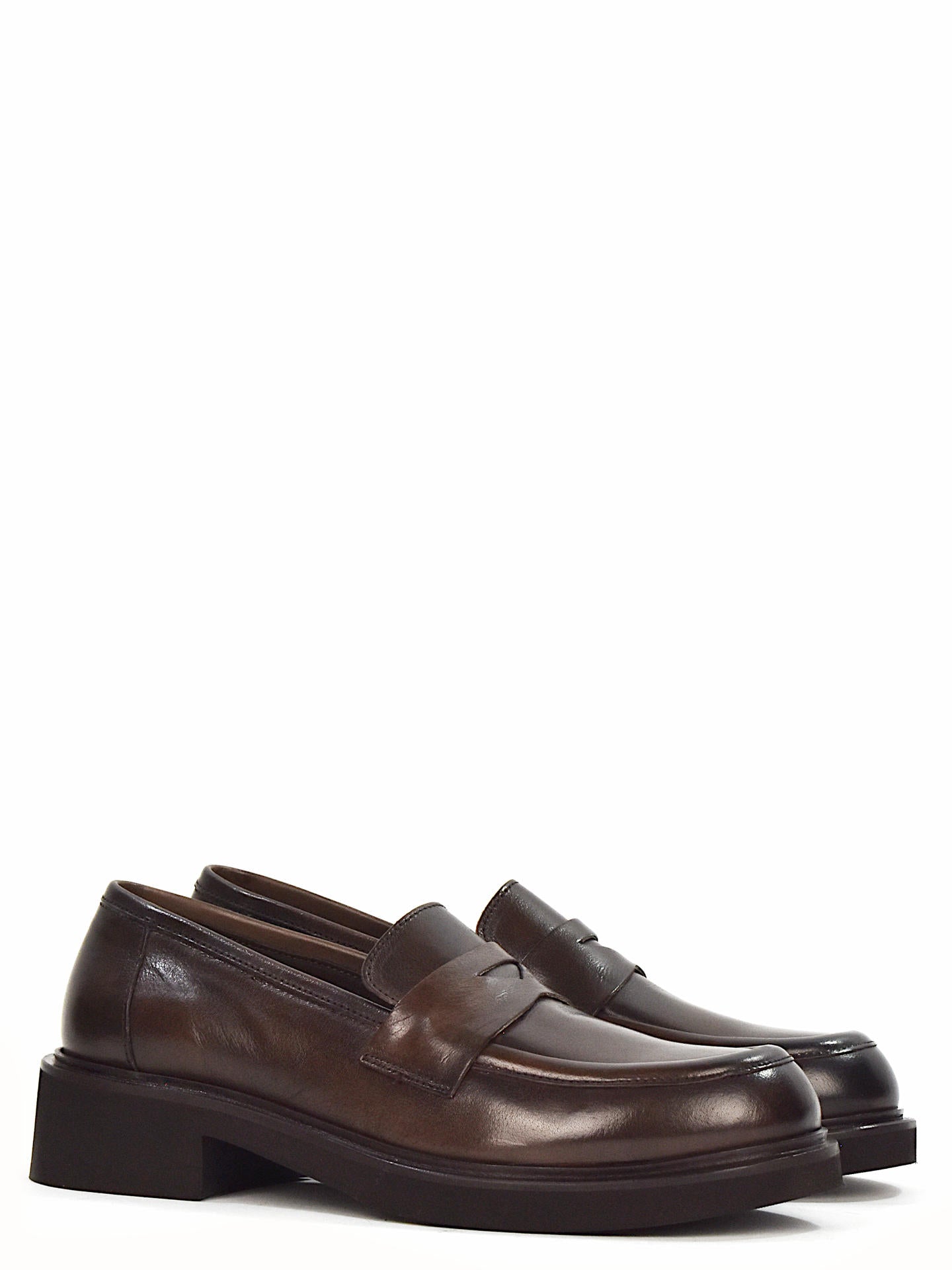 Franco Fedele D764 Buffalo Moccasin Dark Brown