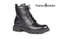 Franco Fedele - D922 Stivaletto con lacci - Foulard col. Nero