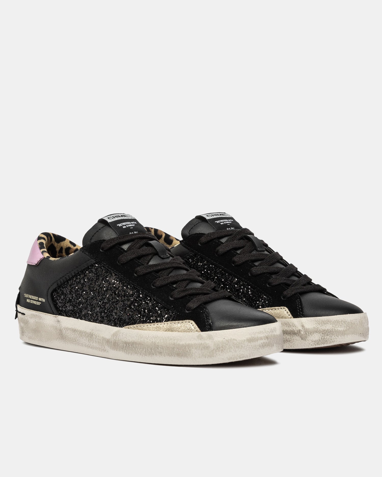 Crime London - Distressed 25008AA8.20 Black Spark