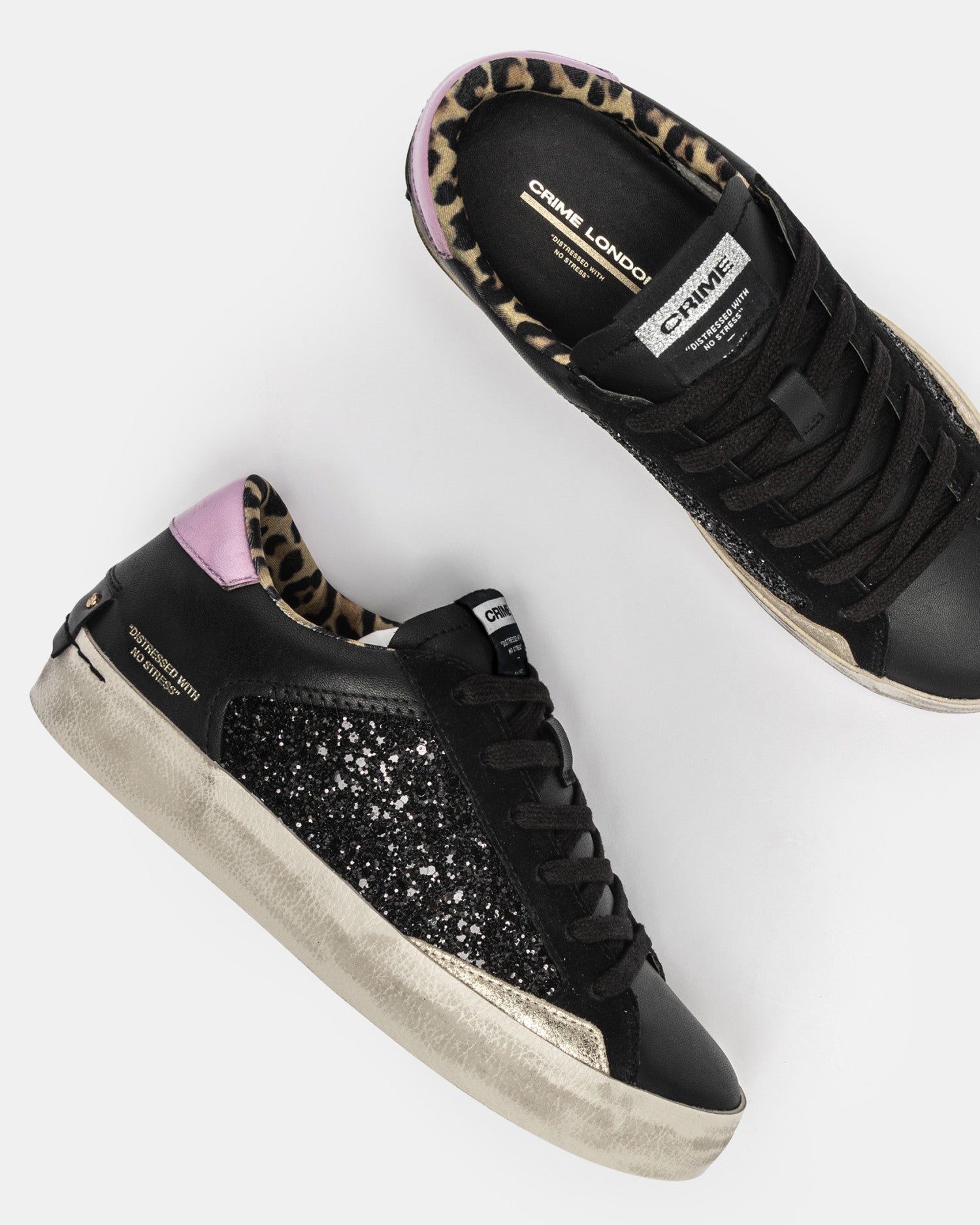 Crime London - Distressed 25008AA8.20 Black Spark