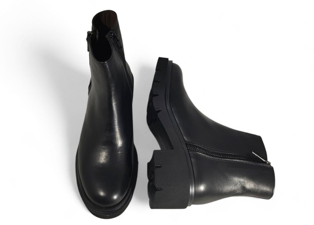 Franco Fedele - D920 Stivaletto con zip col. Nero