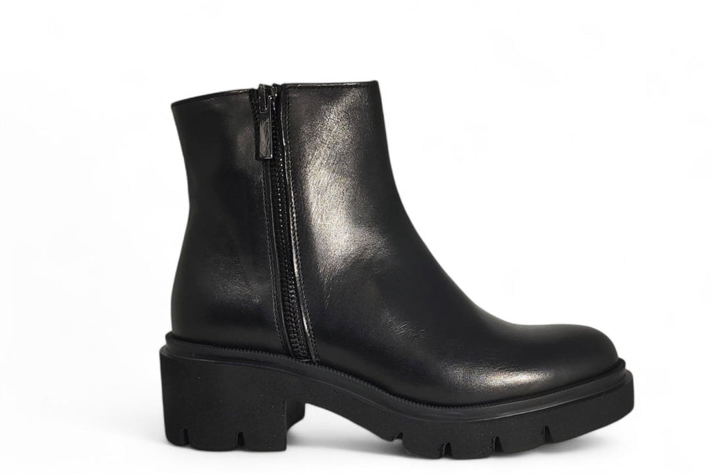 Franco Fedele - D920 Stivaletto con zip col. Nero